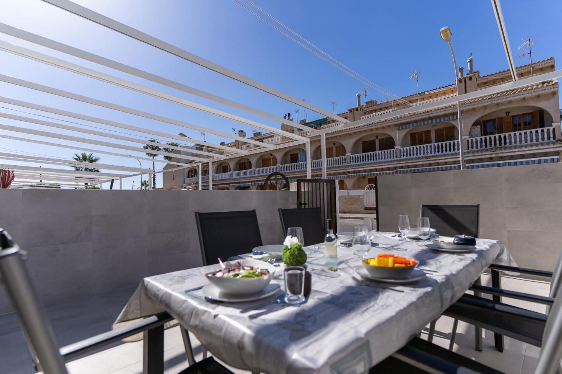 Villa Rentafive Gran Casa Reformada Terraza Santa Pola Esterno foto